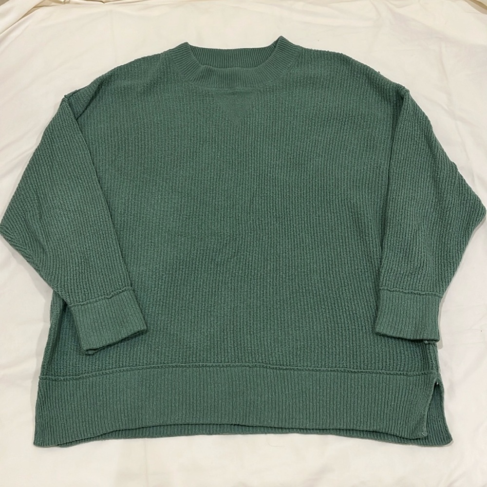 Oversized green aerie sweater
